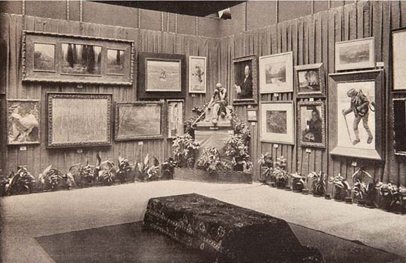 První výstava spolku Mánes, únor 1898